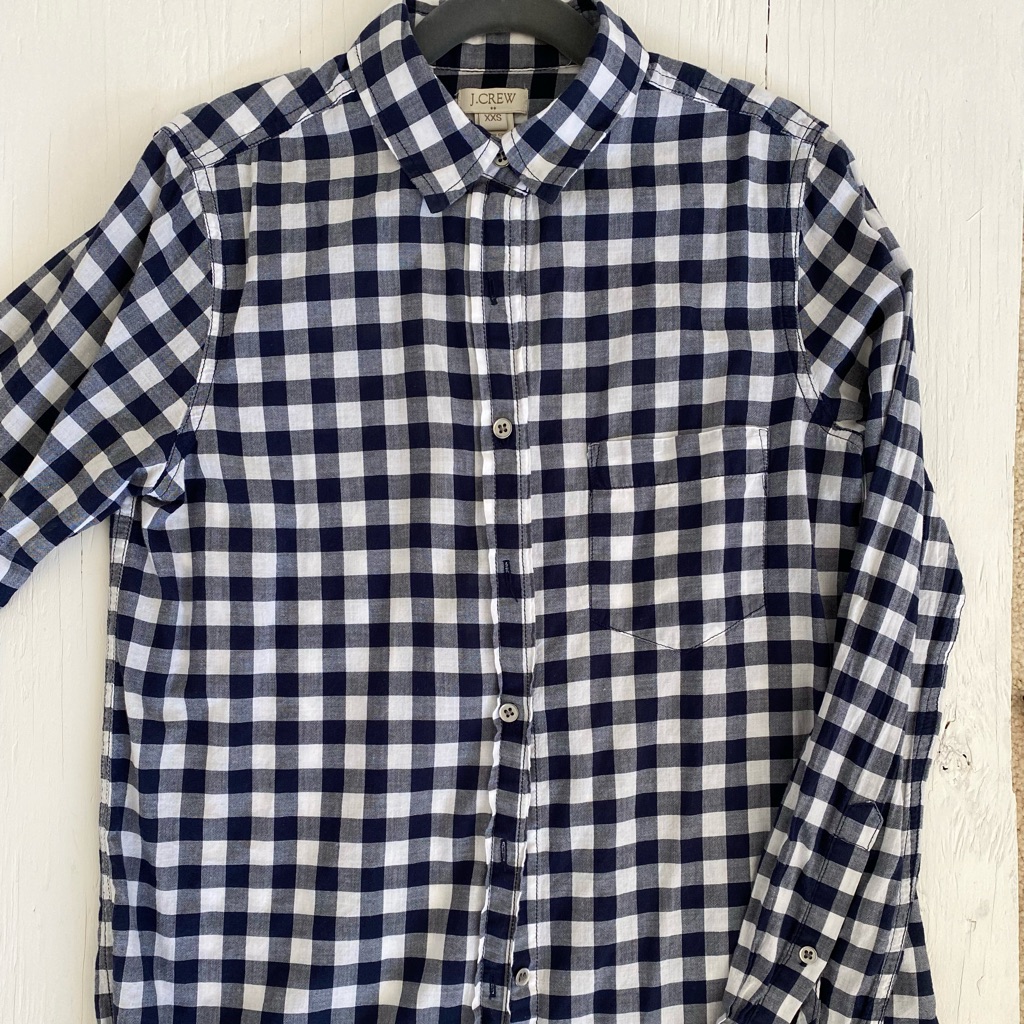 Jcrew Checkered Button Down